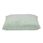 Waves Polyester 50 x 50 cm Filled Cushion- Green