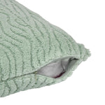 Waves Polyester 50 x 50 cm Filled Cushion- Green