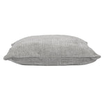 Slub Polyester 50 x 50 cm Filled Cushion- Grey