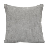 Slub Polyester 50 x 50 cm Filled Cushion- Grey