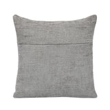 Slub Polyester 50 x 50 cm Filled Cushion- Grey