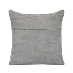 Slub Polyester 50 x 50 cm Filled Cushion- Grey