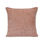 Slub Polyester 50 x 50 cm Filled Cushion- Blush