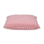Geometric Polyester 50 x 50 cm Filled Cushion- Pink