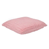 Geometric Polyester 50 x 50 cm Filled Cushion- Pink