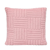 Geometric Polyester 50 x 50 cm Filled Cushion- Pink