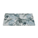 Leaves Print Placemat Set of 4- Grey