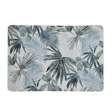 Leaves Print Placemat Set of 4- Grey