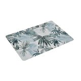 Leaves Print Placemat Set of 4- Grey