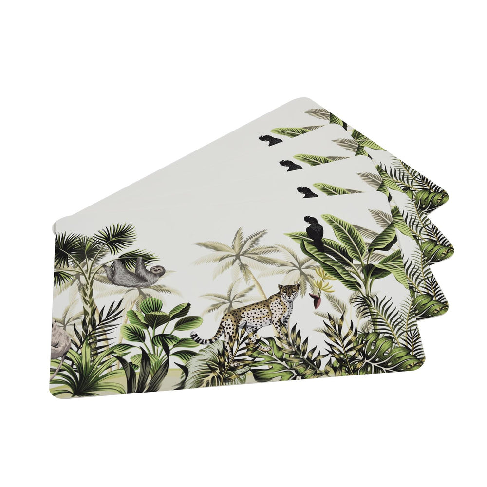 Jungle Print Placemat Set of 4- Multicolor