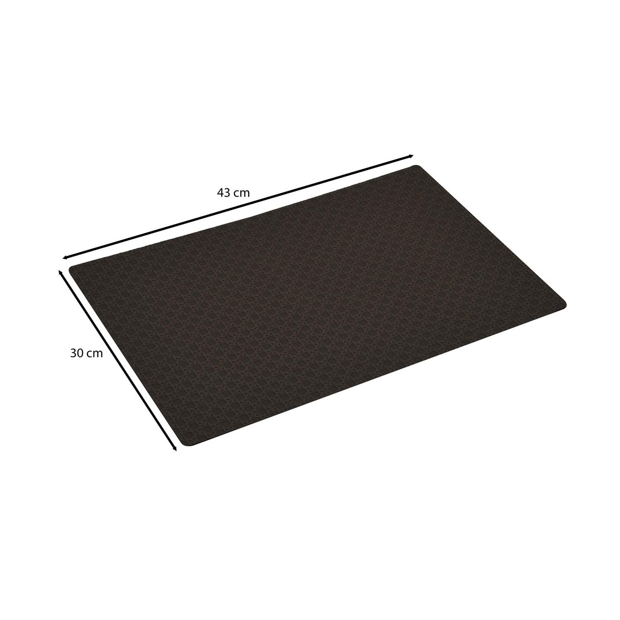 Geometric Pattern Placemat Set of 4- Brown