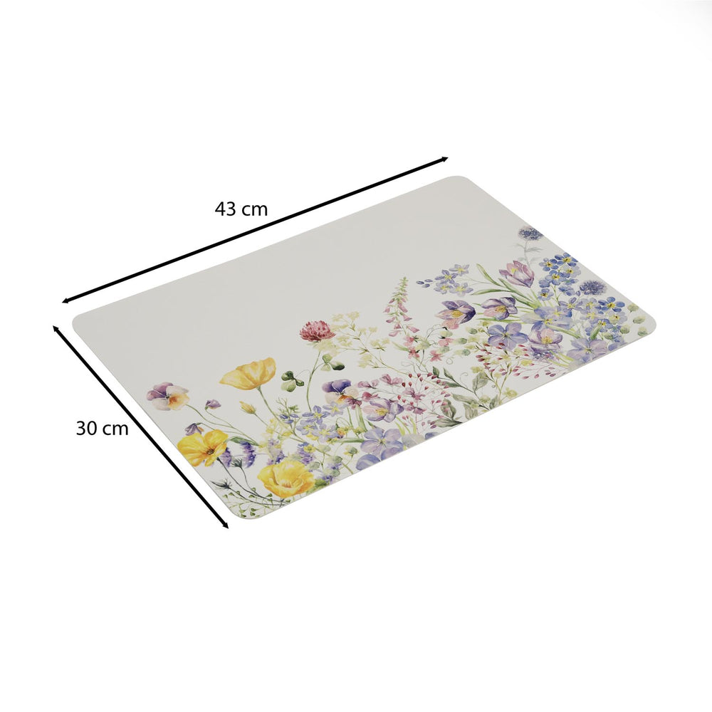 Botanical Print Placemat Set of 4- Multicolor