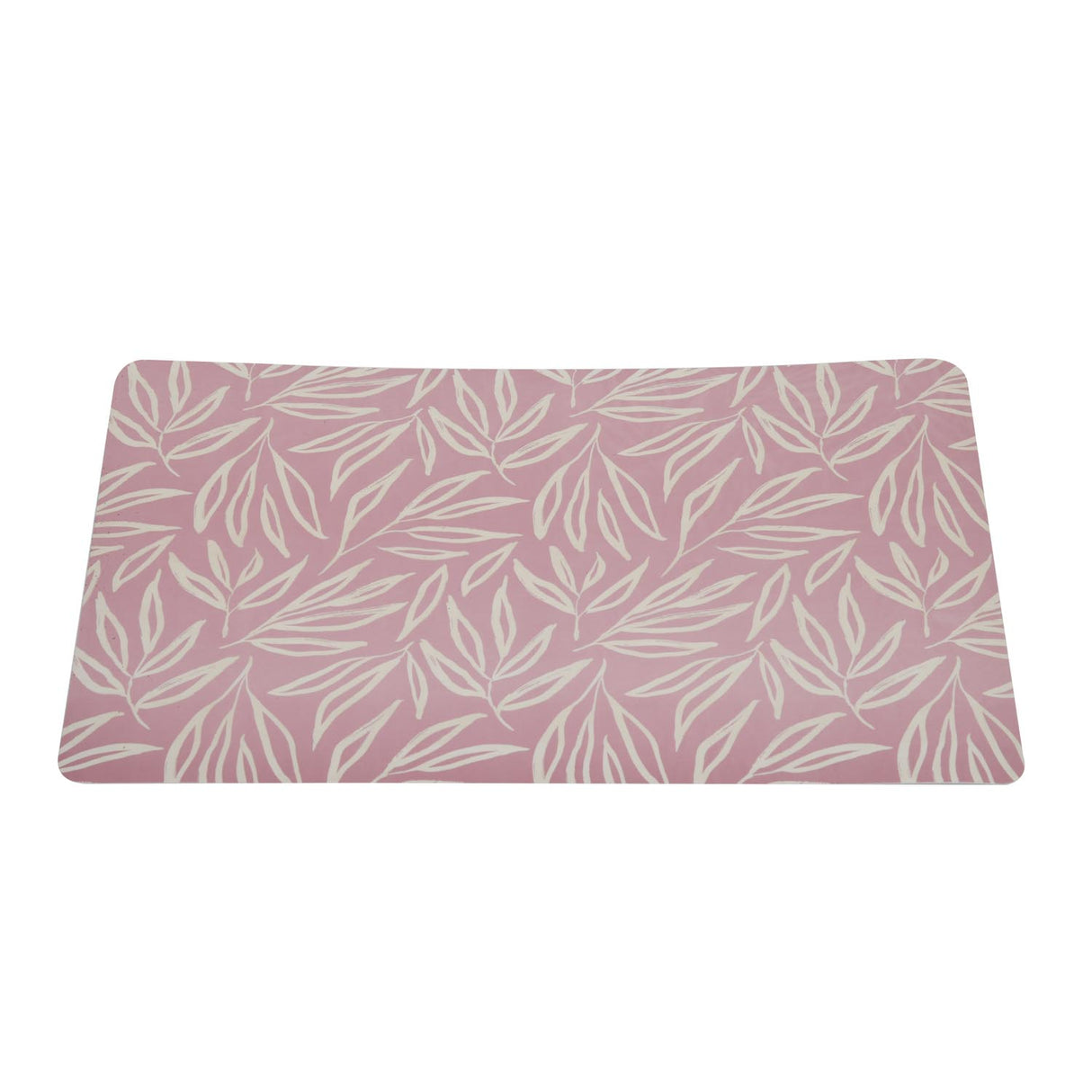 Leaves Printed EVA Placemat Set of 4- Pink