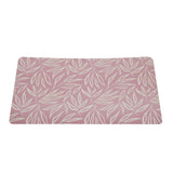 Leaves Printed EVA Placemat Set of 4- Pink