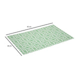 Floral PVC Placemat Set of 4- Green