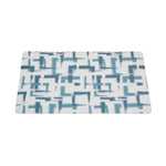 Abstract Printed EVA Placemat Set of 4- Blue