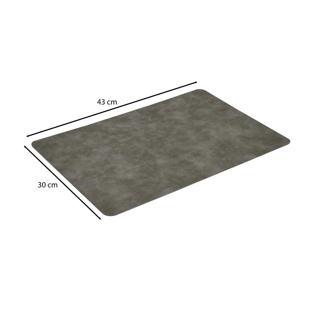 Smoky Pattern Placemat Set of 4- Grey