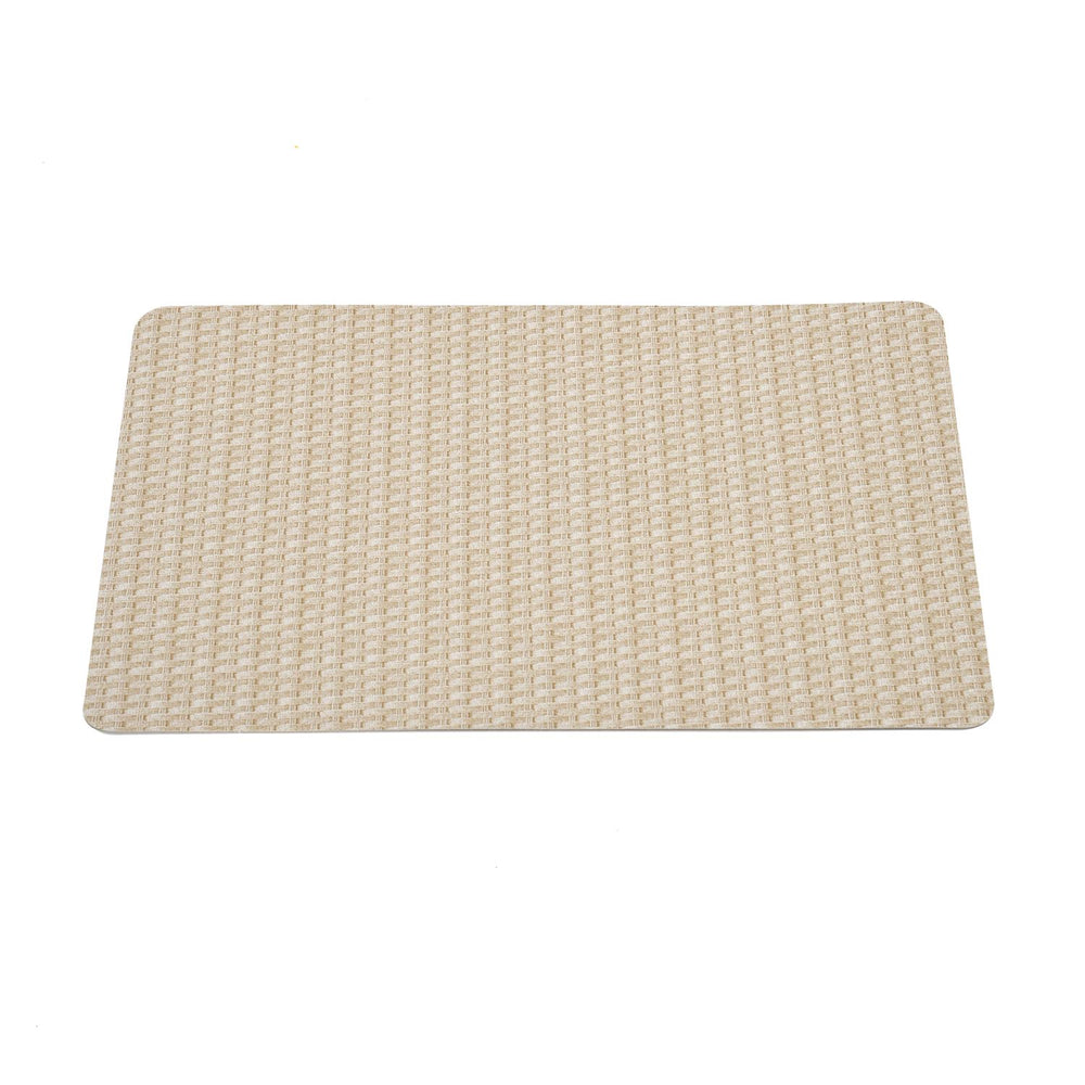 Abstract Pattern Placemat Set of 4- Beige