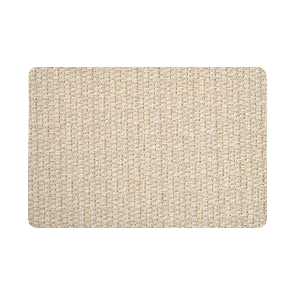 Abstract Pattern Placemat Set of 4- Beige