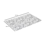 Doodle Print EVA Placemat Set of 4- Black