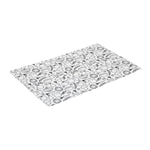 Doodle Print EVA Placemat Set of 4- Black