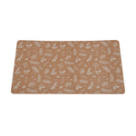 Leafy Printed EVA Placemat Set of 4- Brown