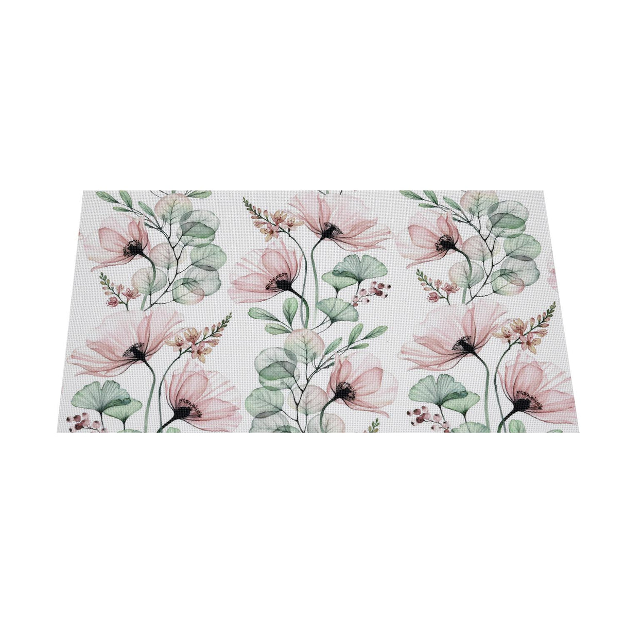Floral PVC Placemat Set of 4- Pink