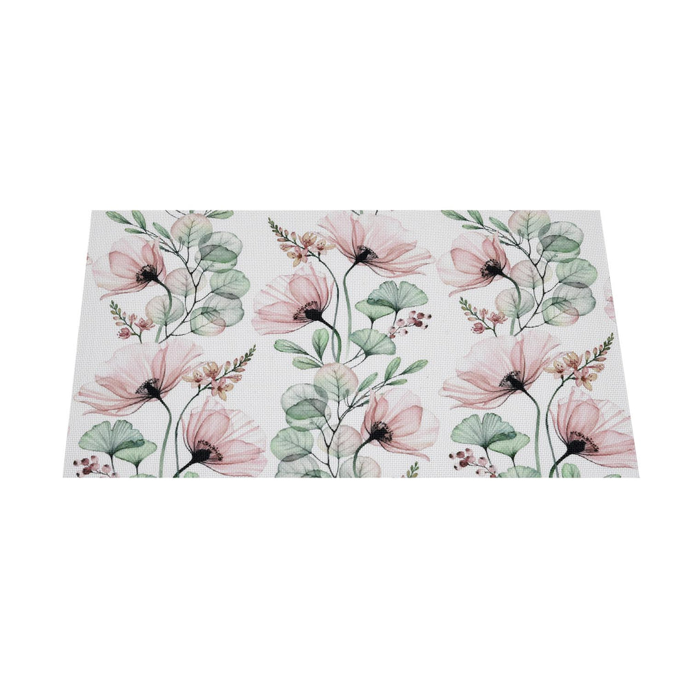 Floral PVC Placemat Set of 4- Pink