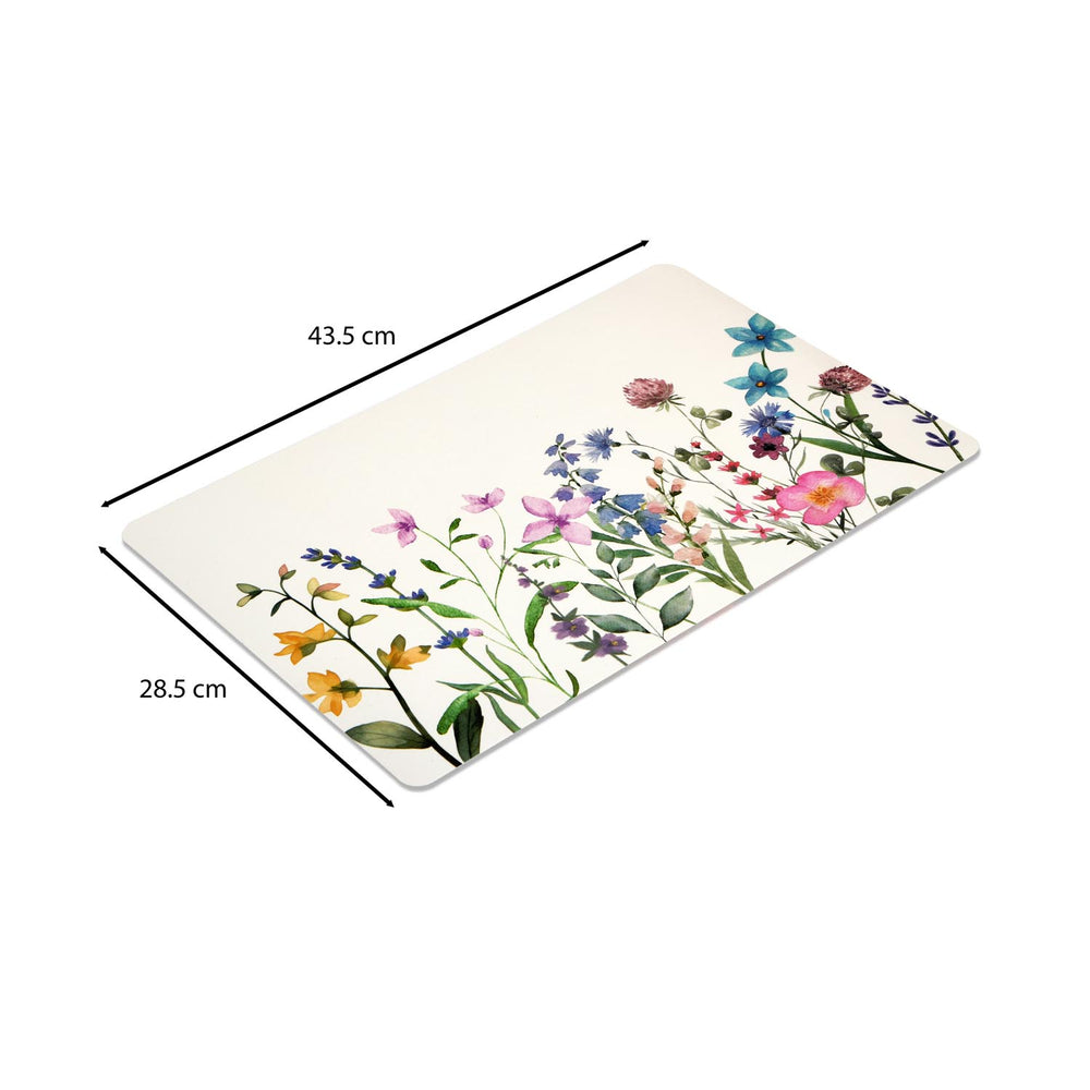 Bloom Print EVA Placemat Set of 4- Multicolor