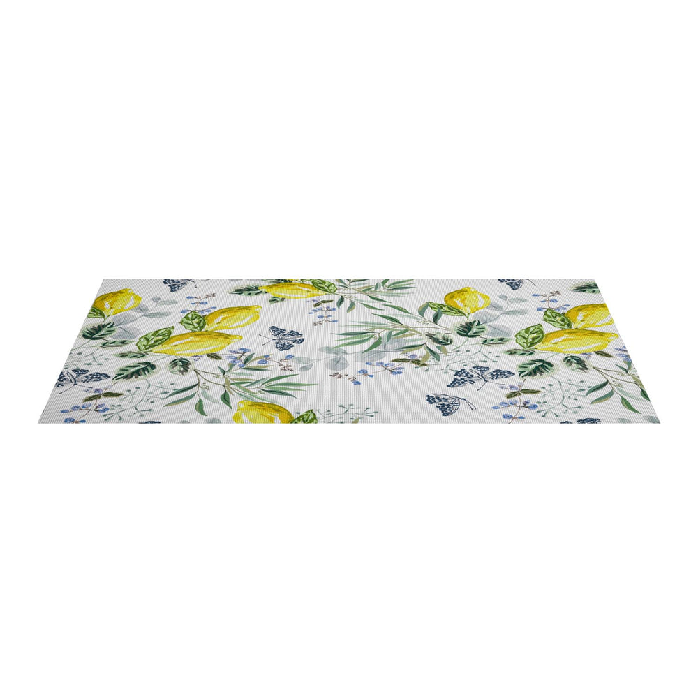 Lemon PVC Placemat Set of 4- Yellow