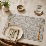 Floral Print EVA Placemat Set of 4- Beige