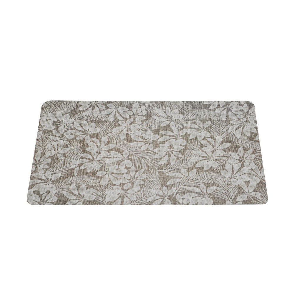 Floral Print EVA Placemat Set of 4- Beige
