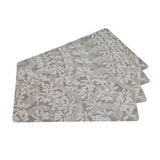 Floral Print EVA Placemat Set of 4- Beige