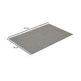 Solid PVC Placemat Set of 4- Beige