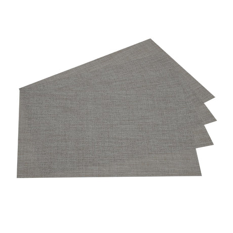 Solid PVC Placemat Set of 4- Beige