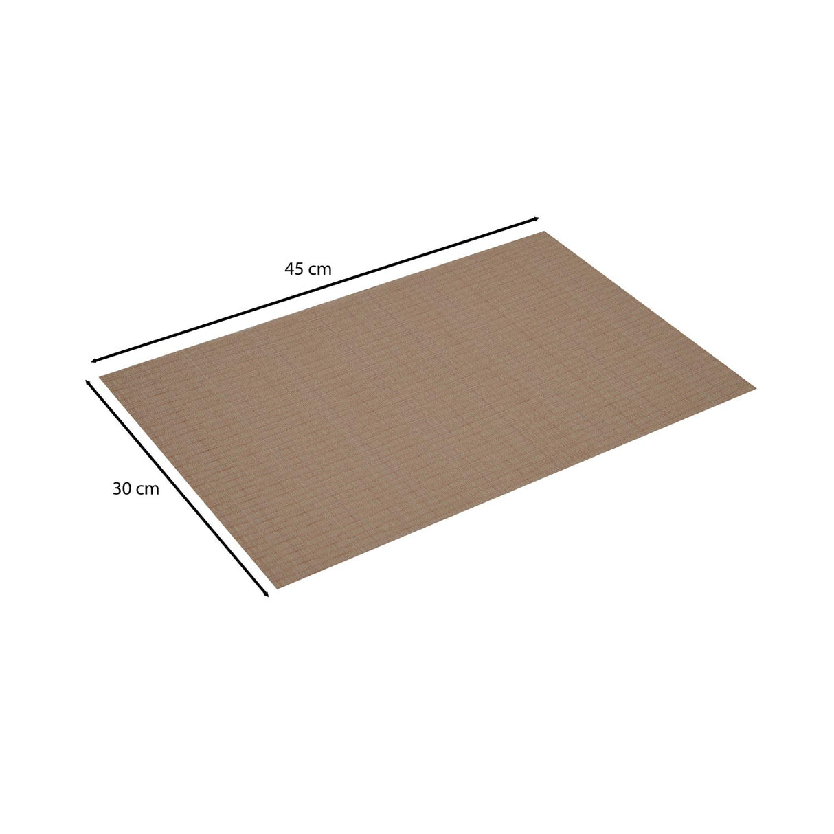 Solid PVC Placemat Set of 4- Beige