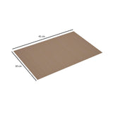 Solid PVC Placemat Set of 4- Beige
