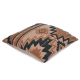 Nature Motif Embroidered 16" x 16" Cushion Cover- Multicolor