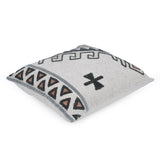 Organic Charm Embroidered 16" x 16" Cushion Cover- Multicolor
