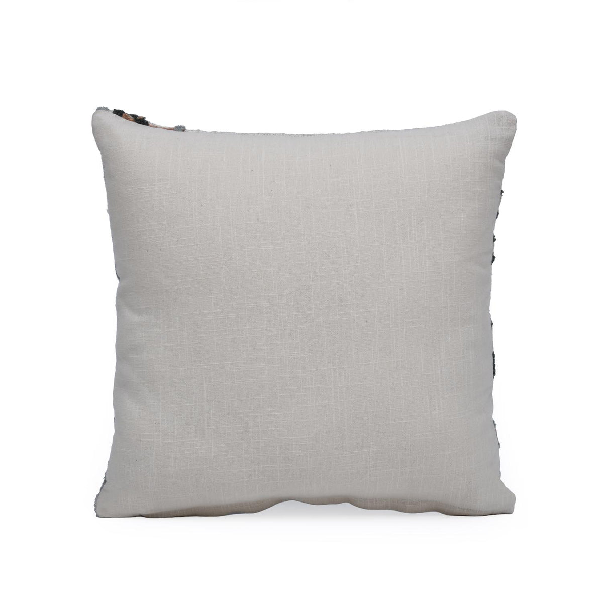 Organic Charm Embroidered 16" x 16" Cushion Cover- Multicolor