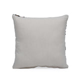 Organic Charm Embroidered 16" x 16" Cushion Cover- Multicolor