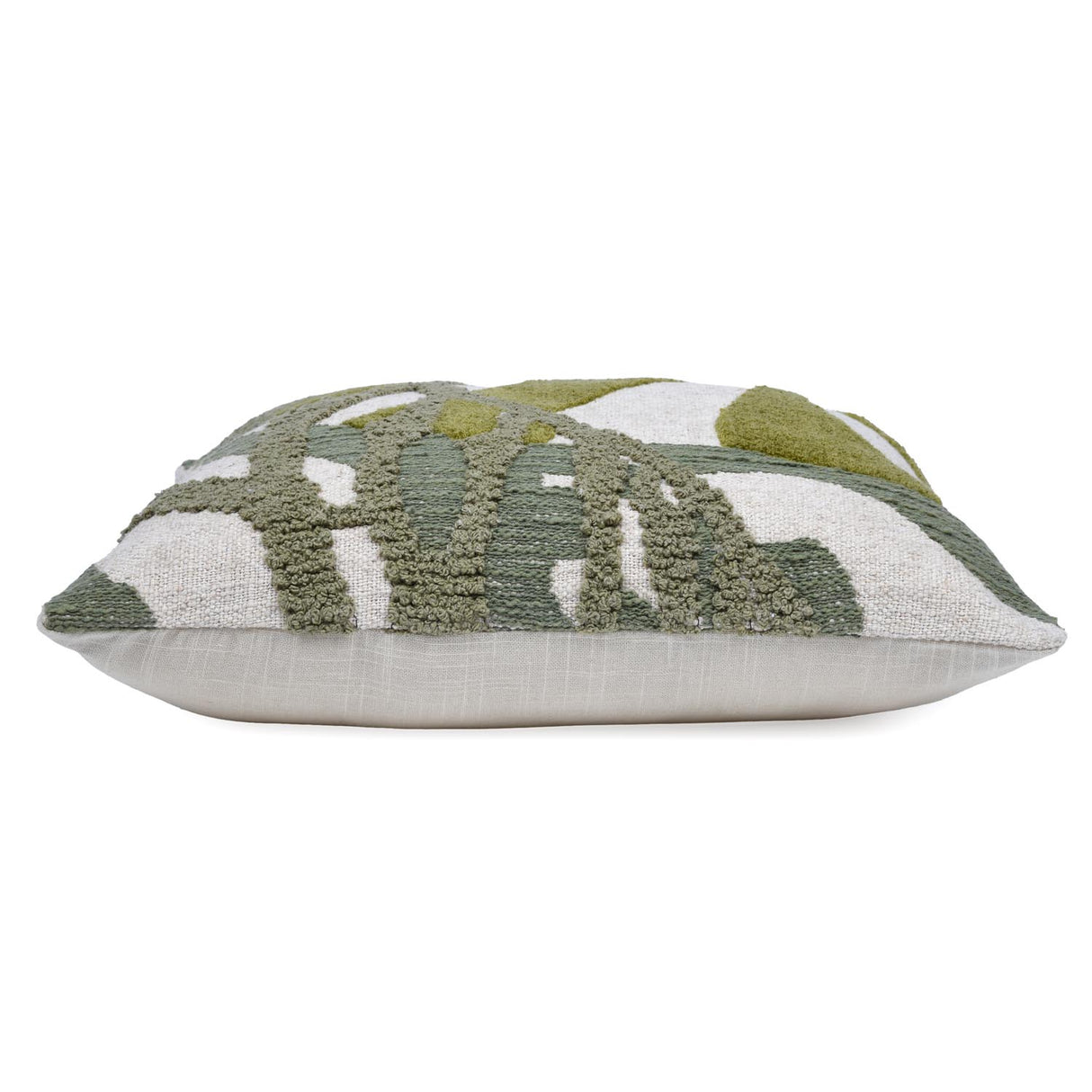 Tropical Embroidered 16" x 16" Cushion Cover- Green