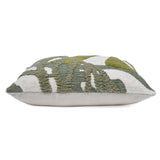 Tropical Embroidered 16" x 16" Cushion Cover- Green