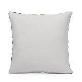 Botanical Embroidered 16" x 16" Cushion Cover- Green