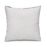 Rustic Bloom Embroidered 16" x 16" Cushion Cover- Multicolor