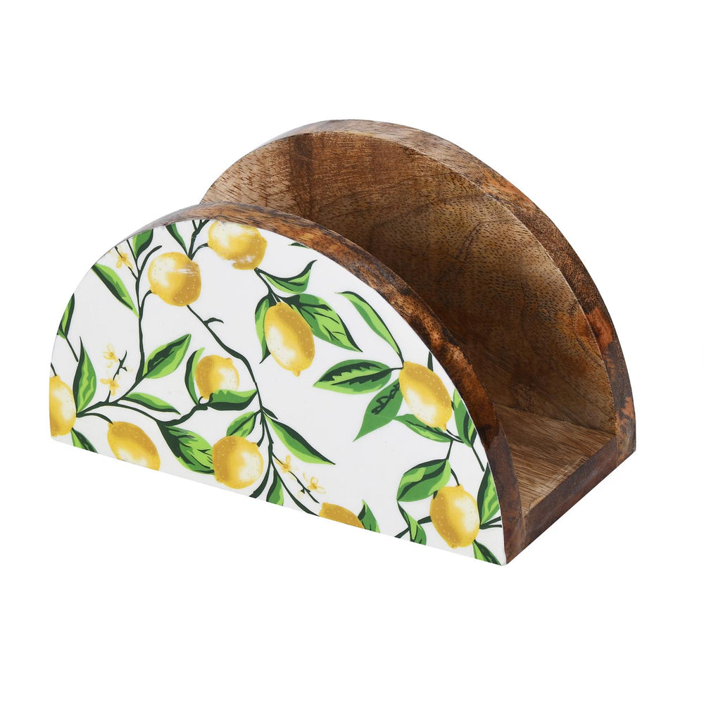 Open Top MDF Tissue Box- Yellow