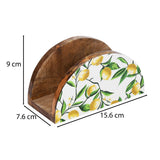 Open Top MDF Tissue Box- Yellow