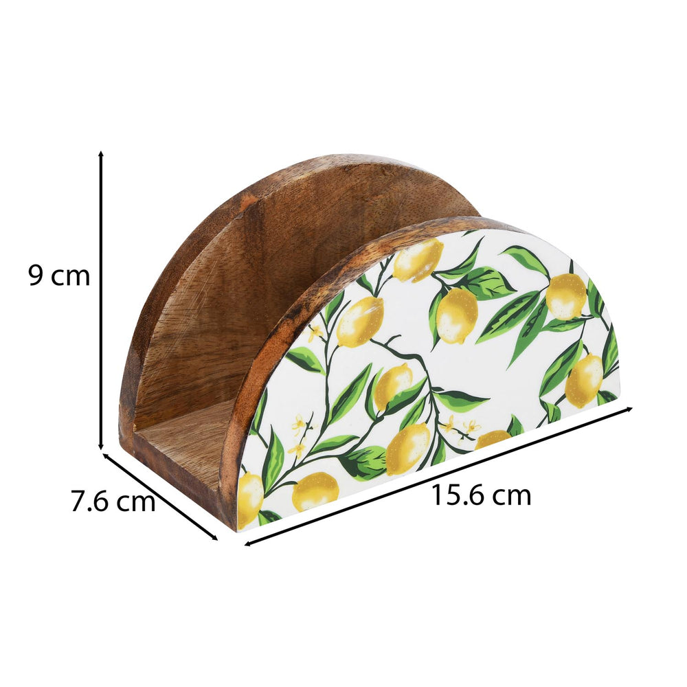 Open Top MDF Tissue Box- Yellow