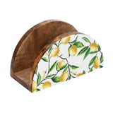 Open Top MDF Tissue Box- Yellow
