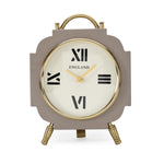 Classic Moroccan Table Clock- Taupe